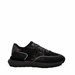 Adidași de damă eleganți, negri - Confort și stil!