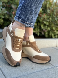 Adidași Damă Bej Piele