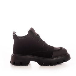 Ghete Dama Negre cu Platforma - Stil și Confort!