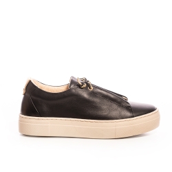Adidași piele negru VOЕТТI damă - Eleganță & Confort!