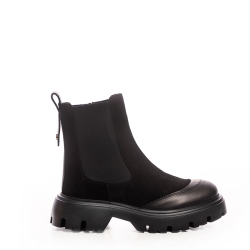 Ghete Chelsea Piele Neagră Damă