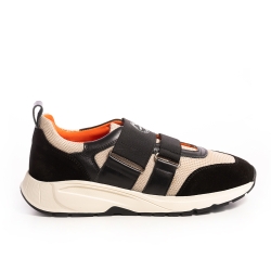 Adidași Negri Piele & Suede - Eleganță și Confort!