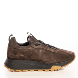 Adidași Femei Maro Piele Întoarsă Stil Casual Confortabil