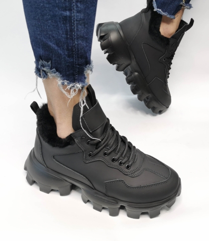 VOGGE Pantofi din piele naturală cu puf