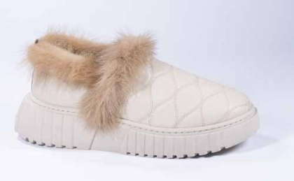 VOGGE Pantofi din piele naturală în bej