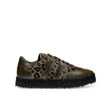 Adidași Dama Leopard Verde Olive