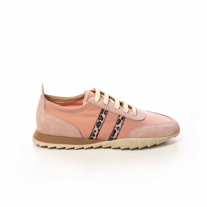 Adidași Dama Roz cu Detalii Leopard - Confort și Stil!