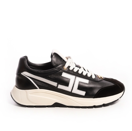 Descoperă stilul: Adidași piele negru