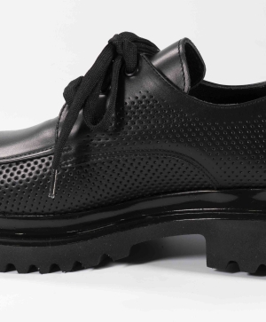 VOGGE Pantofi din piele naturală în negru