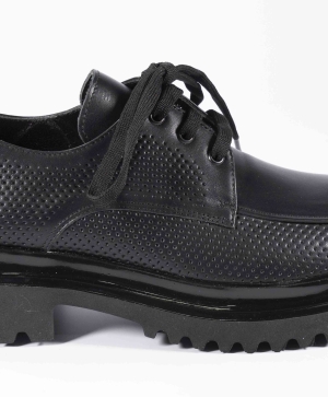 VOGGE Pantofi din piele naturală în negru