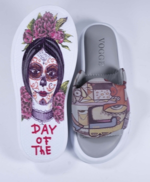 Papuc de damă VOGGE din piele naturală