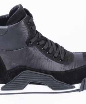 Adidasi de dama VOGGE din piele naturala, piele intoarsa si material textil