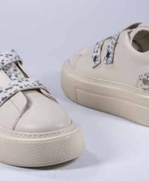 VOGGE Pantofi din piele naturală în bej