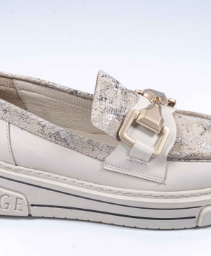 Pantofi VOGGE din piele naturală în bej