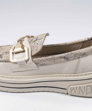 Pantofi VOGGE din piele naturală în bej