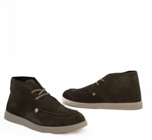 Botine Suede Damă Verde Casual