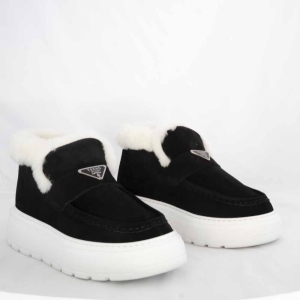 Botine Dama Suede Negre Stilate