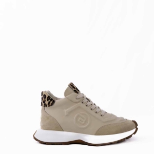 Sneakers Dama Liu Jo Bej cu Detalii Leopard - Eleganță Urbană