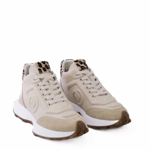 Sneakers Dama Liu Jo Bej cu Detalii Leopard - Eleganță Urbană