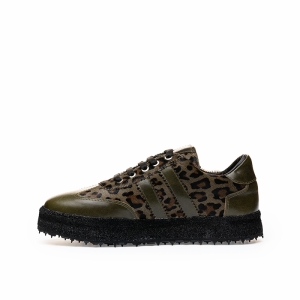 Adidași Dama Leopard Verde Olive