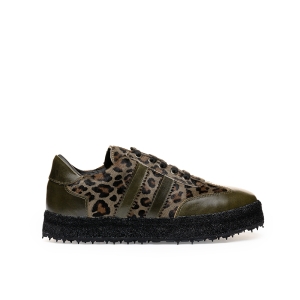 Adidași Dama Leopard Verde Olive