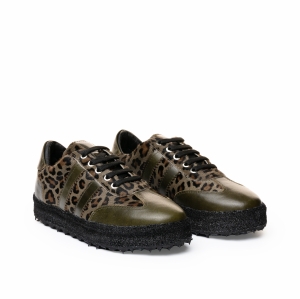 Adidași Dama Leopard Verde Olive