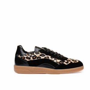Sneakers Damă Leopard - Stil Urban & Eleganță Sălbatică!