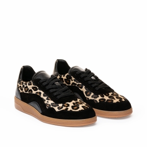 Sneakers Damă Leopard - Stil Urban & Eleganță Sălbatică!