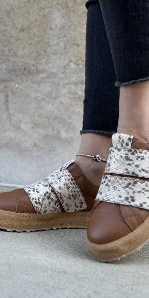 Sneakers Dama Piele Maro