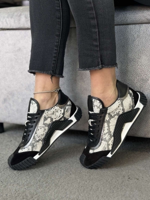 Sneakers Dama Piele Șarpe