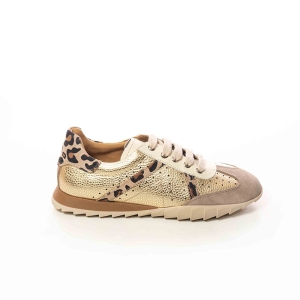 Adidași Dama Aurii cu Imprimeu Leopard - Eleganță Urbană