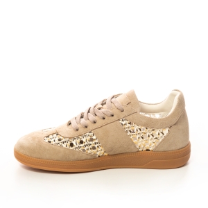 Sneakers Damă Bej Suede - Pantofi Casual de Top