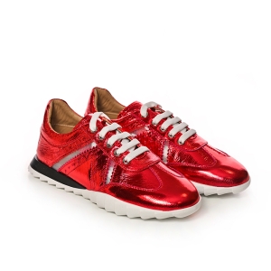Adidași Roșii Metalizați - Confort și Stil Autentic!