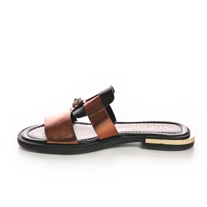 Șlapi Dama Bronz - Eleganță și Confort la Fiecare Pas
