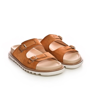 Siguranță și stil în sandalele din piele întoarsă!