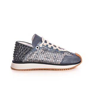 Adidași Dama Piele Suede Bleumarin cu Ținte & Plasă