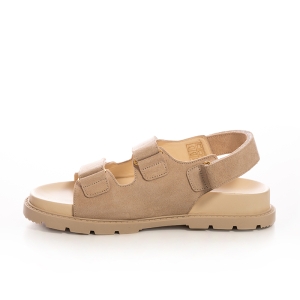 Sandale Dama Piele Intoarsa Bej - Confort & Stil Veritabil!