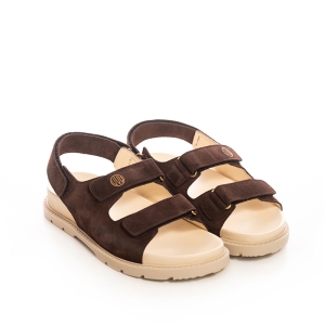 Sandale Dama Piele Intoarsa Maro - Confort & Stil!