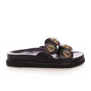 Dama Piele Negri cu Ornamente Aurii VOETTI