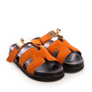 Sandale piele întoarsă