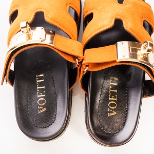 Sandale piele întoarsă