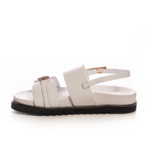 Sandale Dama Piele Albe - Eleganță și Confort!