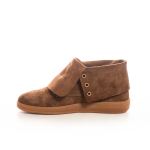 Ghete Damă Piele Întoarsă Maro