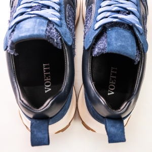 Adidași Damă Voetti Albastru Piele Întoarsă - Confort & Stil