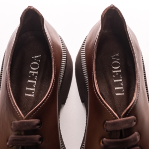 Pantofi piele maro VOETTI - Eleganță și confort!