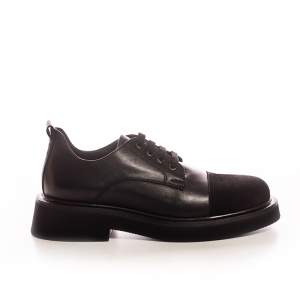 Pantofi Oxford Damă Piele Neagră - Eleganță și Confort!