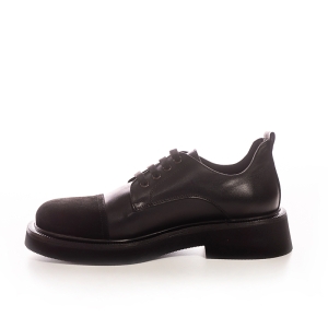 Pantofi Oxford Damă Piele Neagră - Eleganță și Confort!
