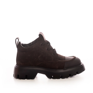 Ghete de Iarnă Maro cu Șireturi - Călduroase & Trend