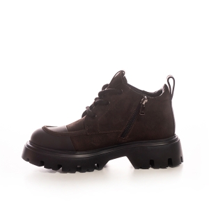 Ghete de Iarnă Maro cu Șireturi - Călduroase & Trend