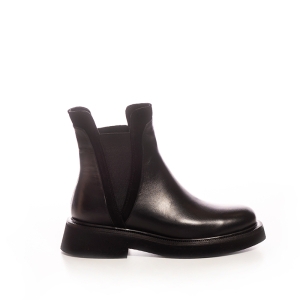 Ghete Damă Piele Neagră Confortabile